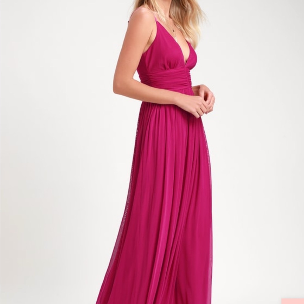 Magenta Lulu’s Maxi Dress (NWT)